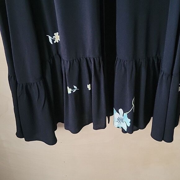 NWT Reformation 2 MilkMaid CottageCore Coquette Feminine BLK Prairie Maxi Dress - Picture 11 of 16